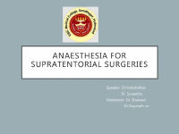 Anesthesia for supratentorial neurosurgery.. .pptx